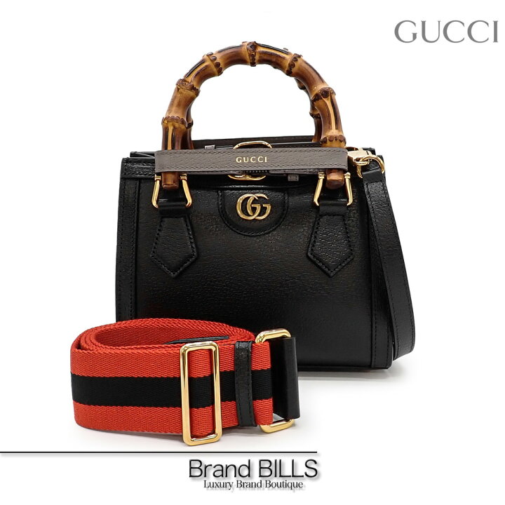 楽天市場】未使用品 GUCCI グッチ ダイアナ ミニ トートバッグ  