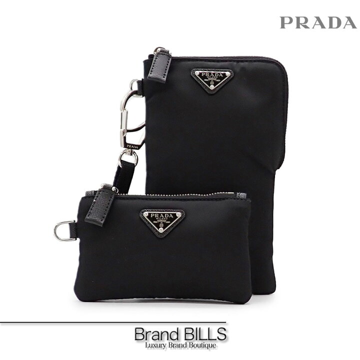 楽天市場】未使用品 PRADA プラダ Re-Nylon フォンケース ストラップ付 