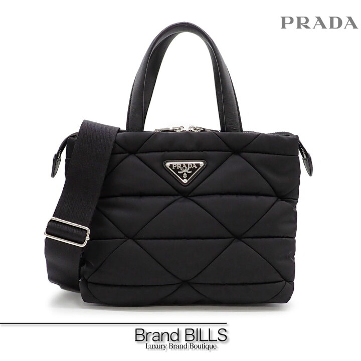 楽天市場】未使用品 PRADA プラダ ミニ パデッド Re-Nylon トート  