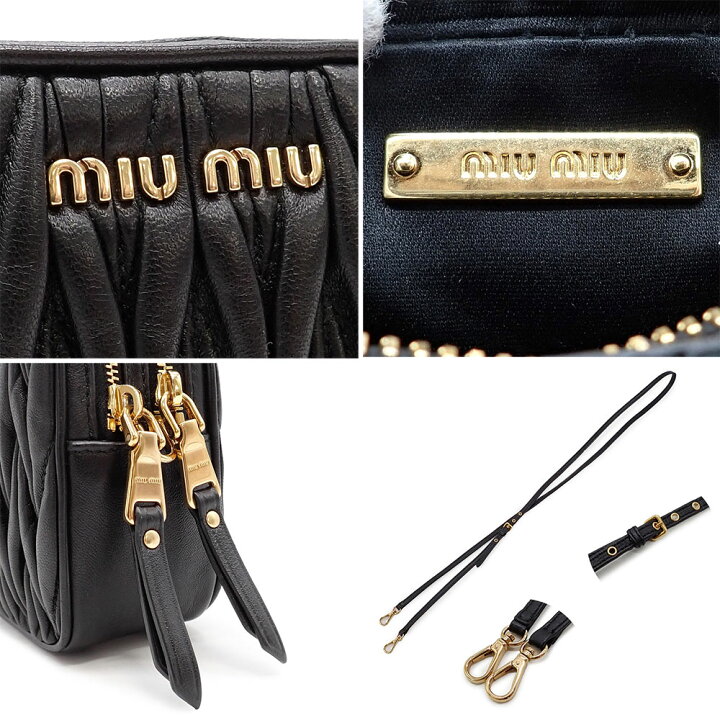 楽天市場】未使用品 miu miu ミュウミュウ マテラッセ ショルダー 