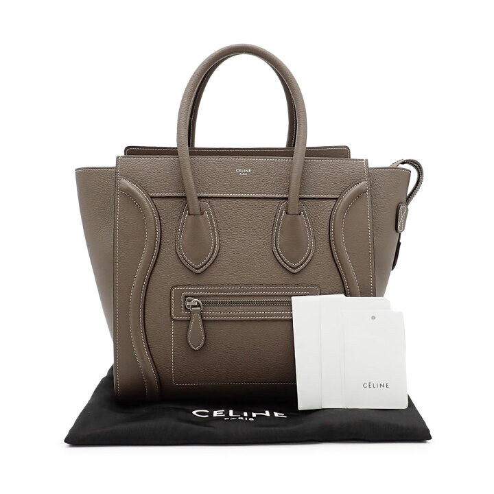 楽天市場】未使用品 CELINE セリーヌ ラゲージ マイクロショッパー 