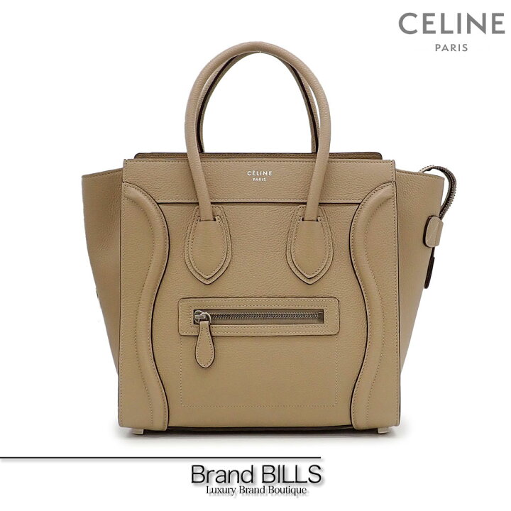 楽天市場】未使用品 CELINE セリーヌ ラゲージ マイクロショッパー 