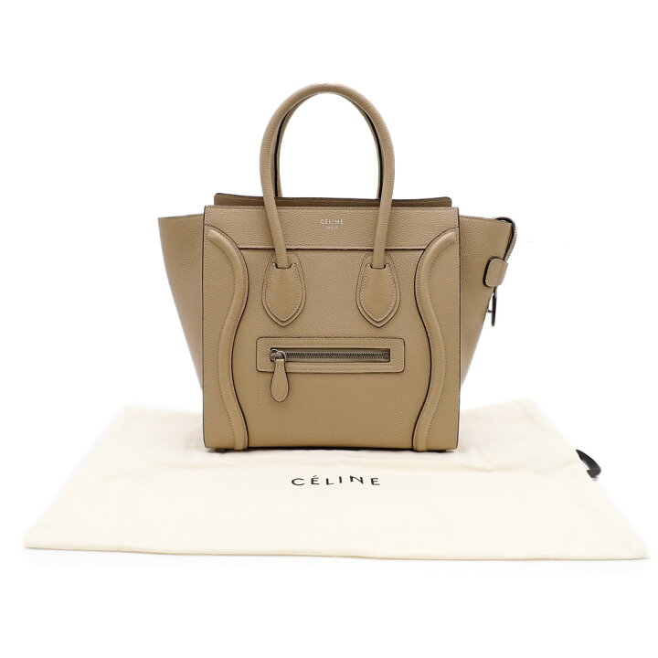 楽天市場】未使用品 CELINE セリーヌ ラゲージ マイクロショッパー 