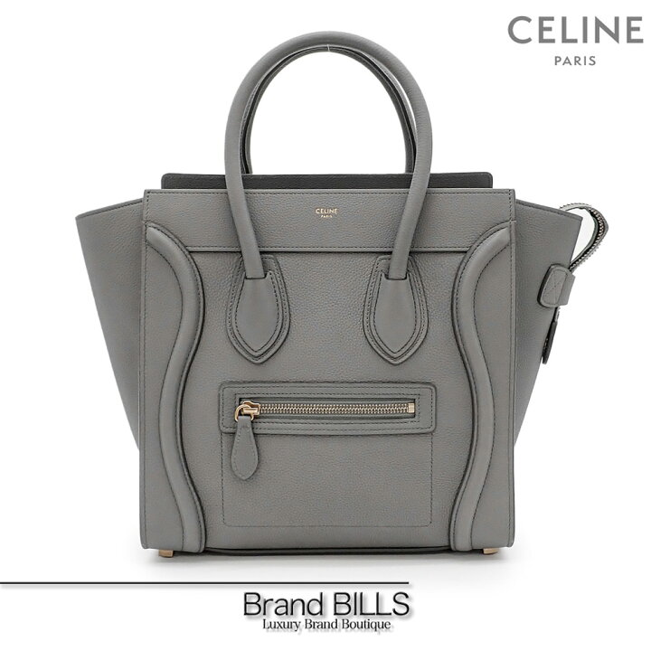 楽天市場】未使用品 CELINE セリーヌ ラゲージ マイクロショッパー 