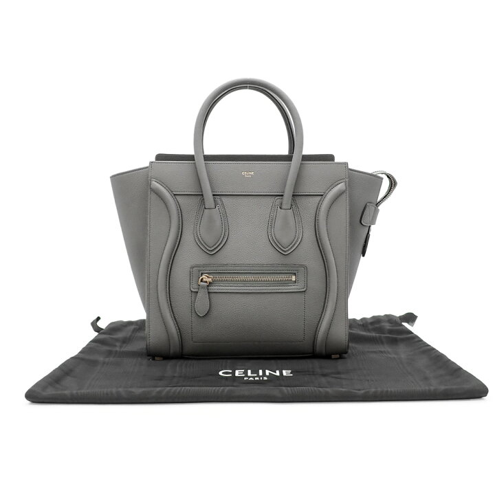 楽天市場】未使用品 CELINE セリーヌ ラゲージ マイクロショッパー 