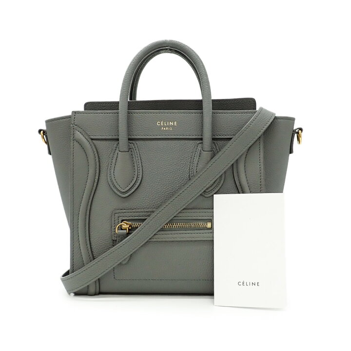 楽天市場】美品 CELINE セリーヌ ラゲージ ナノショッパー  