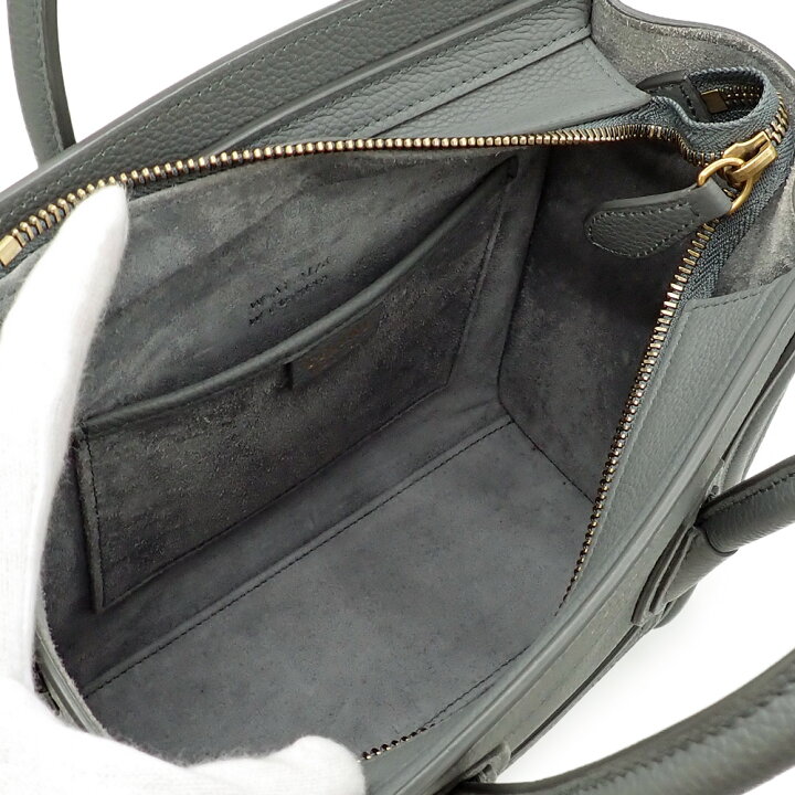 楽天市場】美品 CELINE セリーヌ ラゲージ ナノショッパー 