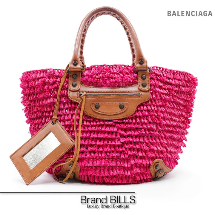 楽天市場】BALENCIAGA バレンシアガ ストロートート カゴバッグ  