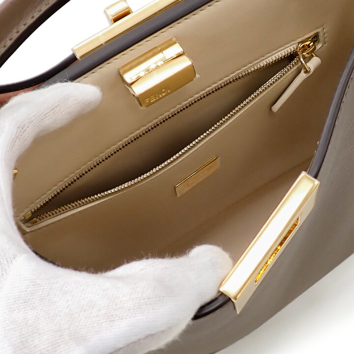 楽天市場】未使用品 FENDI フェンディ ピーカブー アイコニック 