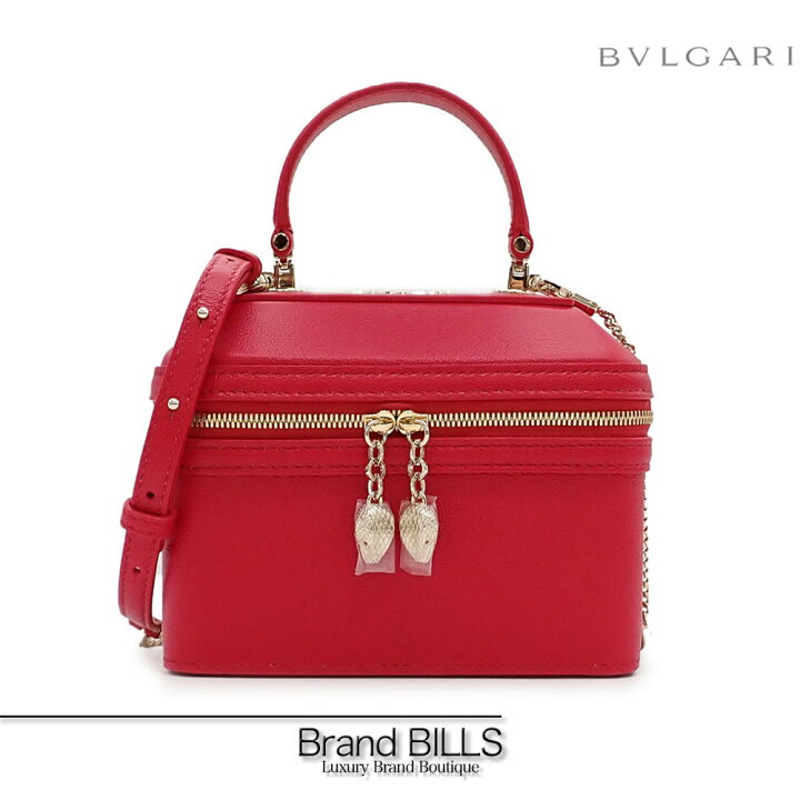 楽天市場】未使用品 BVLGARI ブルガリ セルペンティ バニティバッグ 