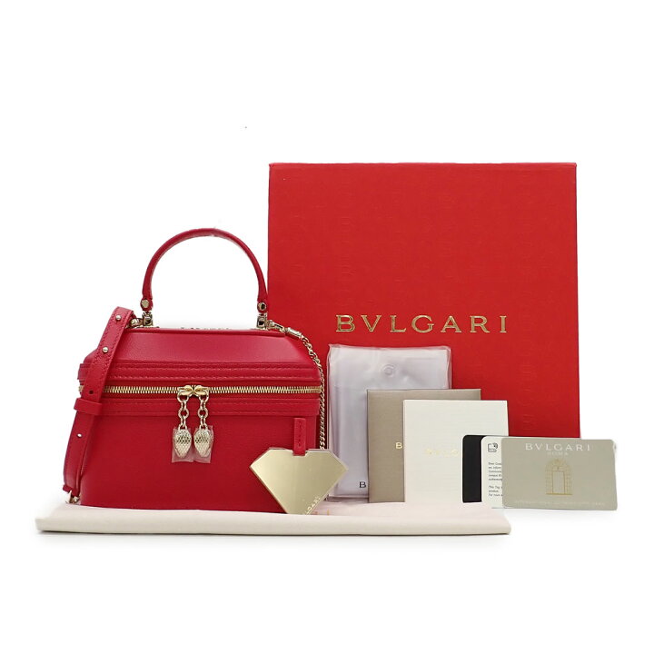 楽天市場】未使用品 BVLGARI ブルガリ セルペンティ バニティバッグ 