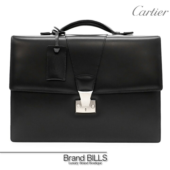 楽天市場】美品 Cartier カルティエ マストライン ビジネスバッグ 
