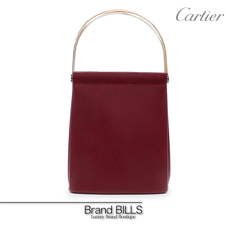 楽天市場】未使用品 Cartier カルティエ トリニティ ハンドバッグ 