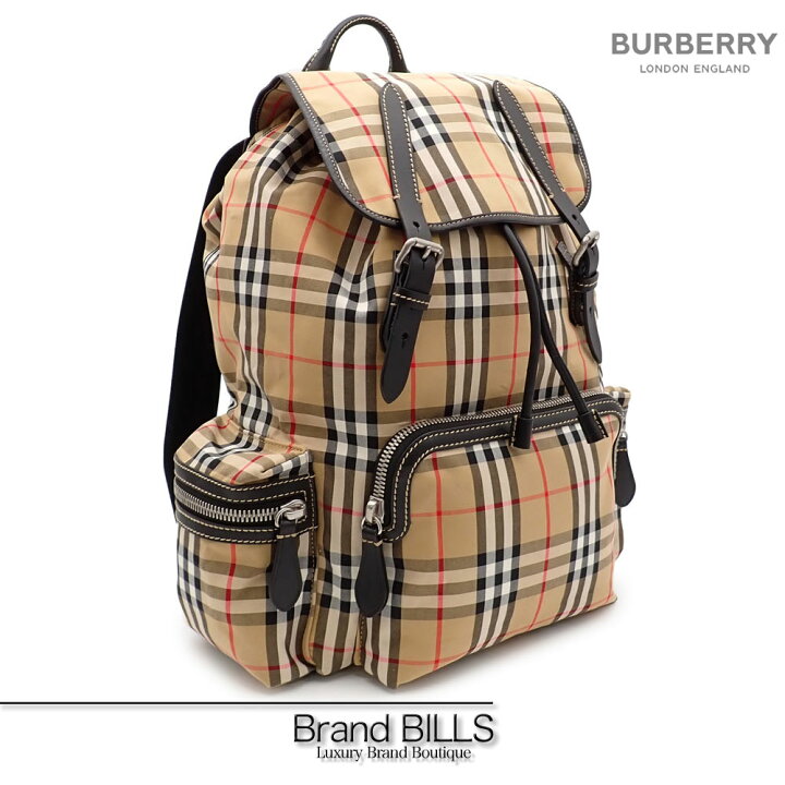 楽天市場】未使用品 BURBERRY バーバリー バックパック リュック ユニ 