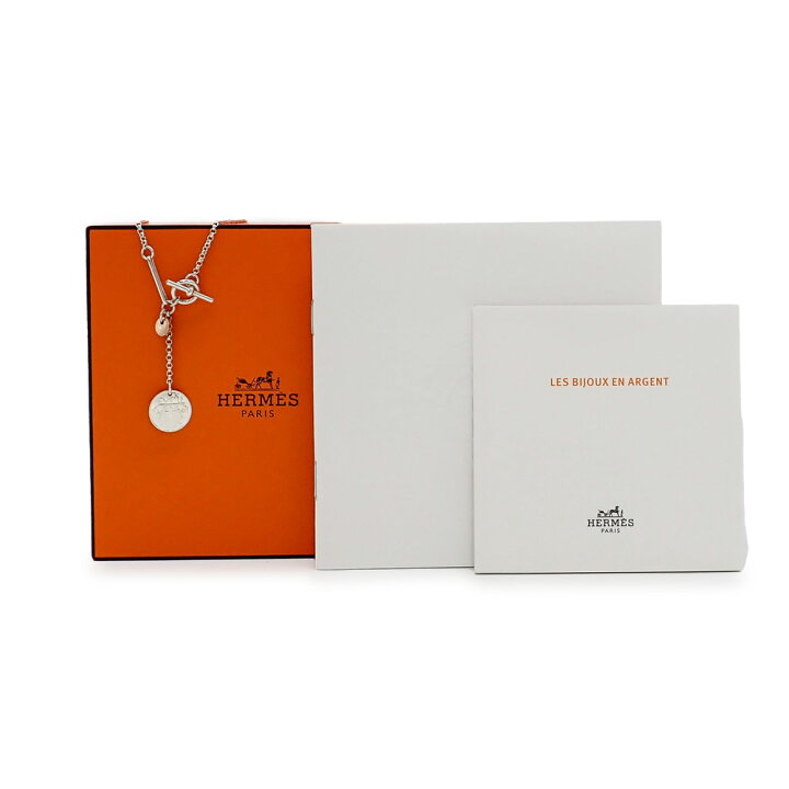 楽天市場】未使用品 HERMES エルメス エクスリブリス PM ネックレス 