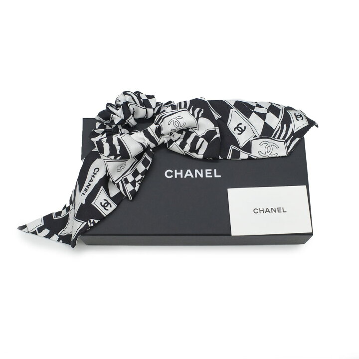 楽天市場】未使用品 CHANEL シャネル シュシュ リボン ココマーク 