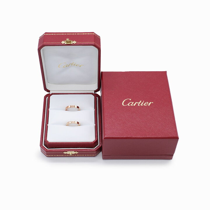 楽天市場】Cartierカルティエ Cドゥ エングレーブド ウェディング  
