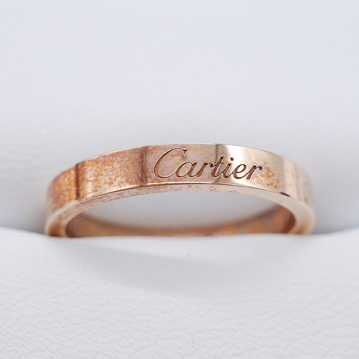 楽天市場】Cartierカルティエ Cドゥ エングレーブド ウェディング  