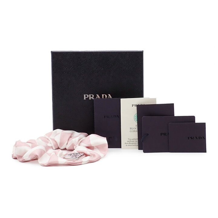 楽天市場】未使用品 PRADA プラダ シュシュ ヘアゴム レディース ヘア  
