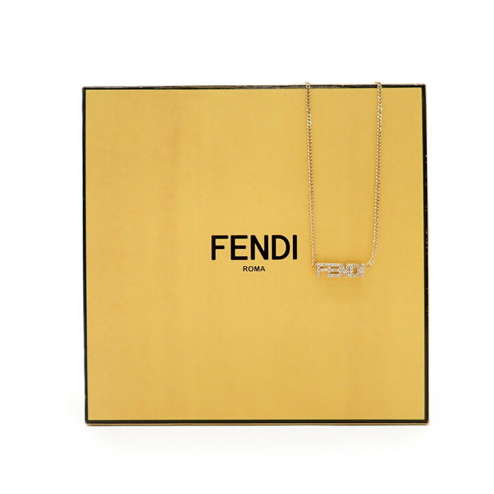楽天市場】未使用品 FENDI フェンディ グラフィ ロゴ クリスタル  