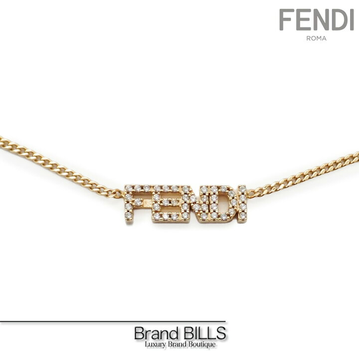 楽天市場】未使用品 FENDI フェンディ グラフィ ロゴ クリスタル  