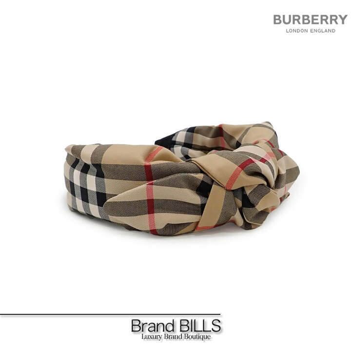 楽天市場】新品 BURBERRY バーバリー カチューシャ ヘアバンド 8078553 
