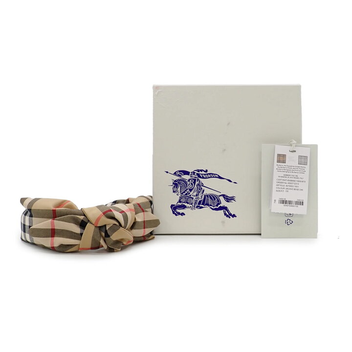 楽天市場】新品 BURBERRY バーバリー カチューシャ ヘアバンド 8078553 