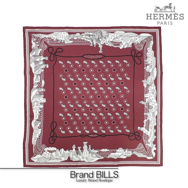 楽天市場】未使用品 HERMES エルメス カレ55 スカーフ バンダナ les 