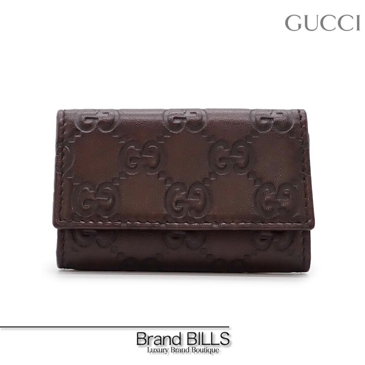 楽天市場】未使用品 GUCCI グッチ グッチシマ 6連 キーケース 138093  
