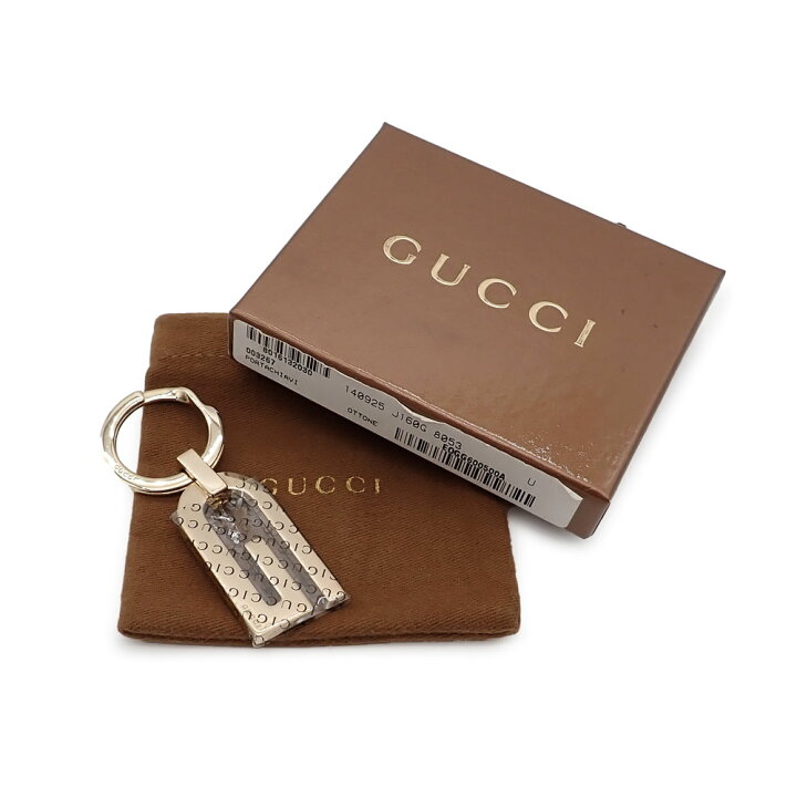 楽天市場】未使用品 GUCCI グッチ Gロゴ Gマーク キーリング 