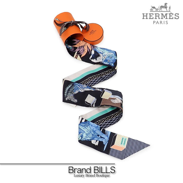 楽天市場】新品 HERMES エルメス ツイリー リボンスカーフ グラン  