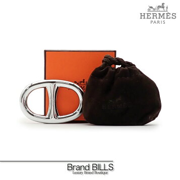 未使用品】レア HERMES スカーフリング シェーヌダンクル ウッド 楽天  