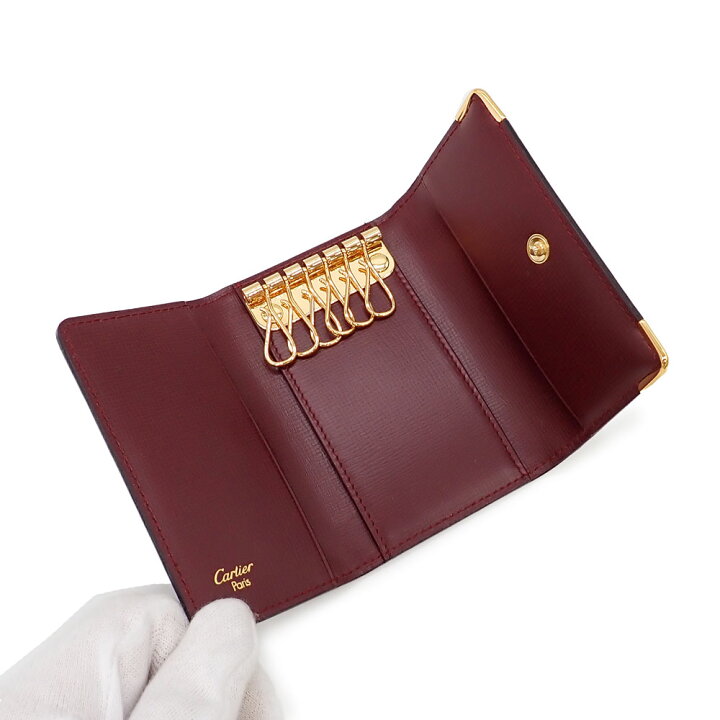 楽天市場】未使用品 Cartier カルティエ マストライン 6連 キーケース  