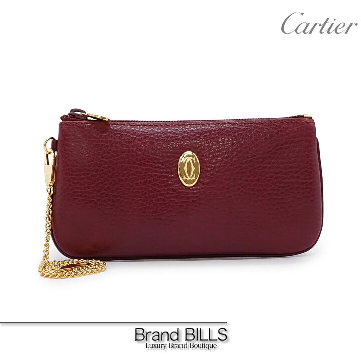楽天市場】未使用品 Cartier カルティエ マストライン チェーン ポーチ  