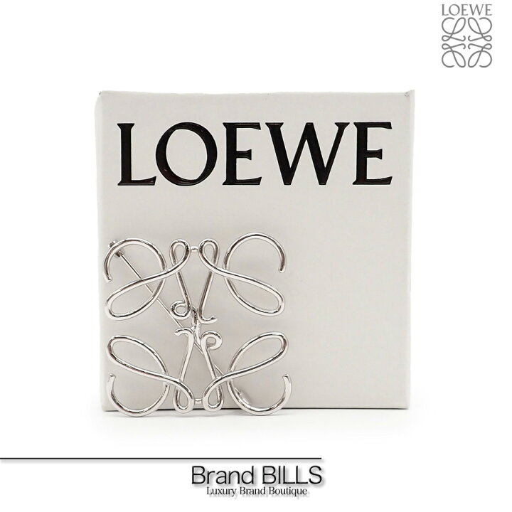 楽天市場】未使用品 LOEWE ロエベ アナグラム ブローチ ピンブローチ 
