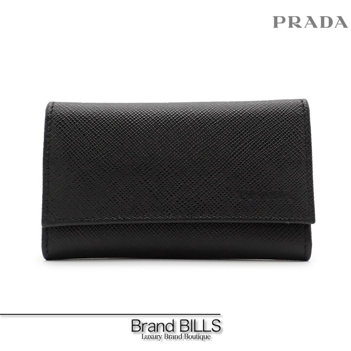 楽天市場】未使用品 PRADA プラダ サフィアーノ 6連 キーケース 2PG222 