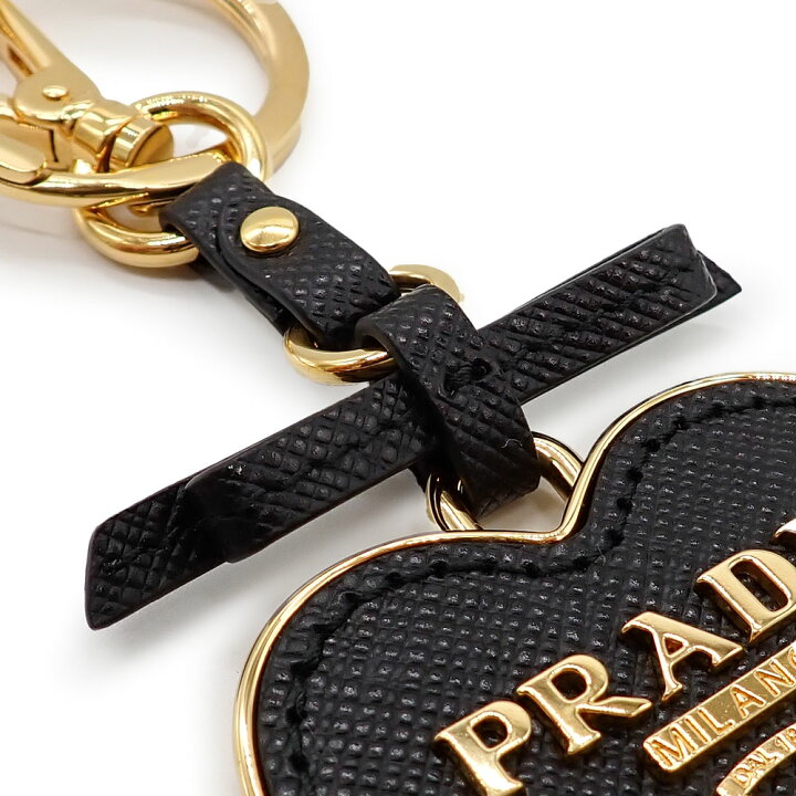 楽天市場】未使用品 PRADA プラダ サフィアーノ キーホルダー 1TL126 