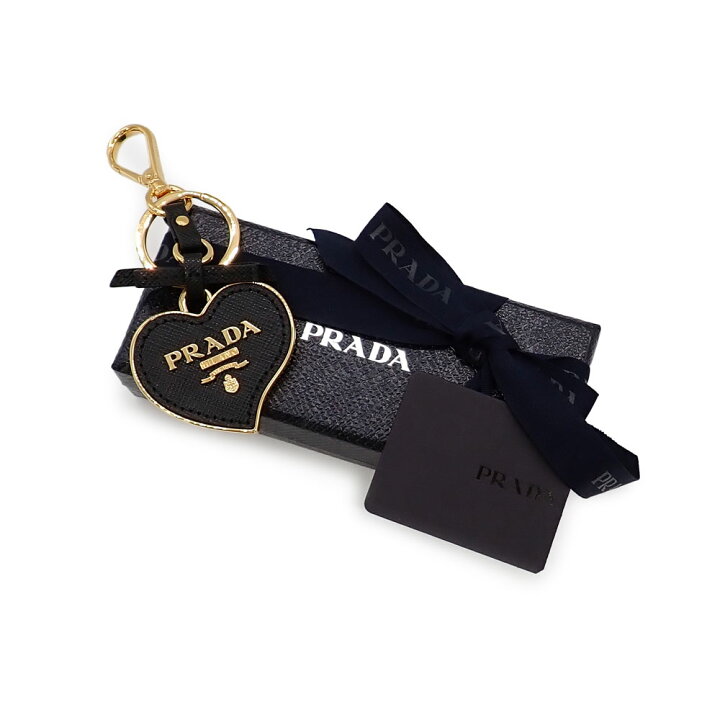 楽天市場】未使用品 PRADA プラダ サフィアーノ キーホルダー 1TL126 