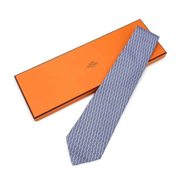 楽天市場】未使用品 HERMES エルメス ネクタイ 5393OA H柄 シルク100 