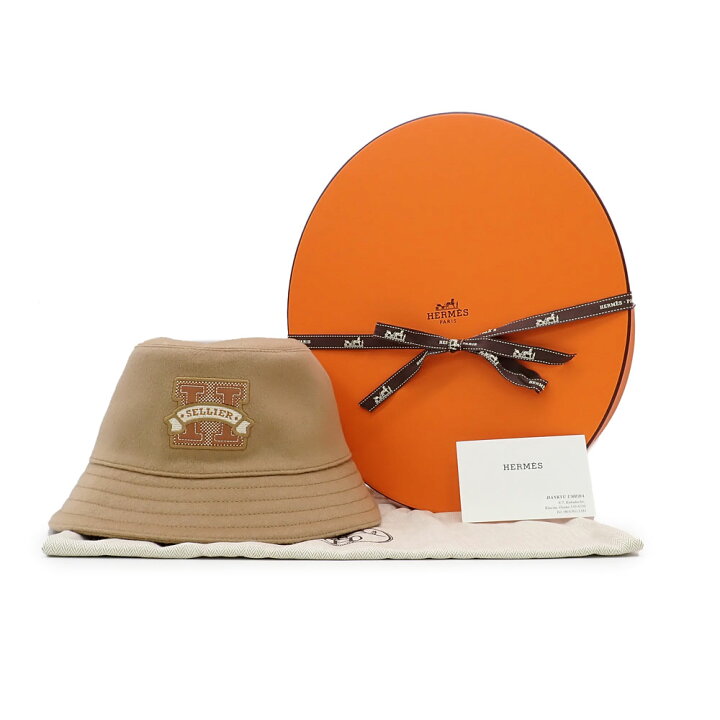 楽天市場】未使用品 HERMES エルメス バケットハット ハーパー・H  