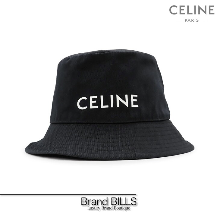 楽天市場】美品 CELINE セリーヌ ロゴ バケットハット 帽子 2AU5B968P 