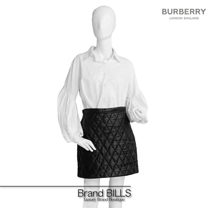 楽天市場】未使用品 BURBERRY バーバリー キルティング レザー 