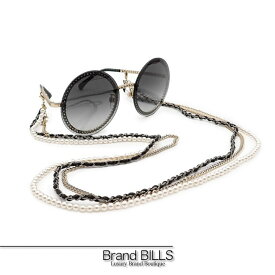 未使用品・訳アリ CHANEL シャネル サングラス チェーン ココマーク アイウェア 4245 c125/S6 メタル グレー レディース 【中古】