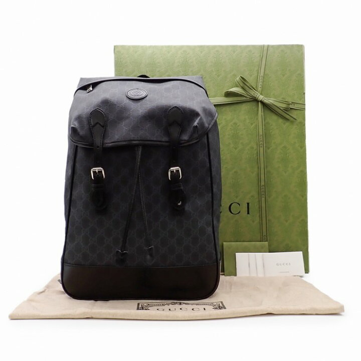 楽天市場】未使用品 GUCCI グッチ バックパック リュック インター 
