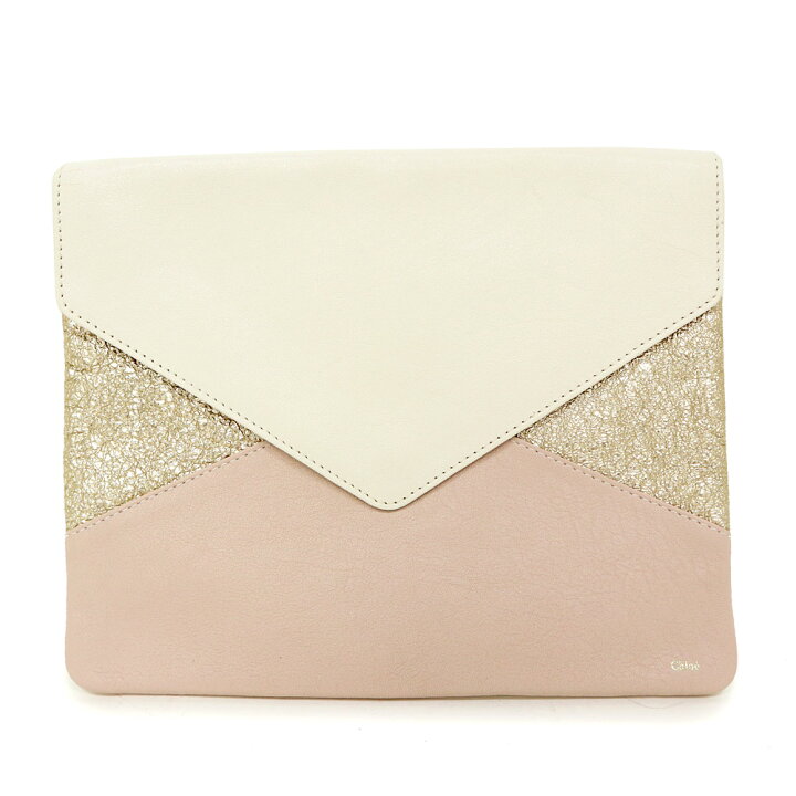 楽天市場】【新品・未使用品】クロエ Chloe パッチワーク クラッチ 