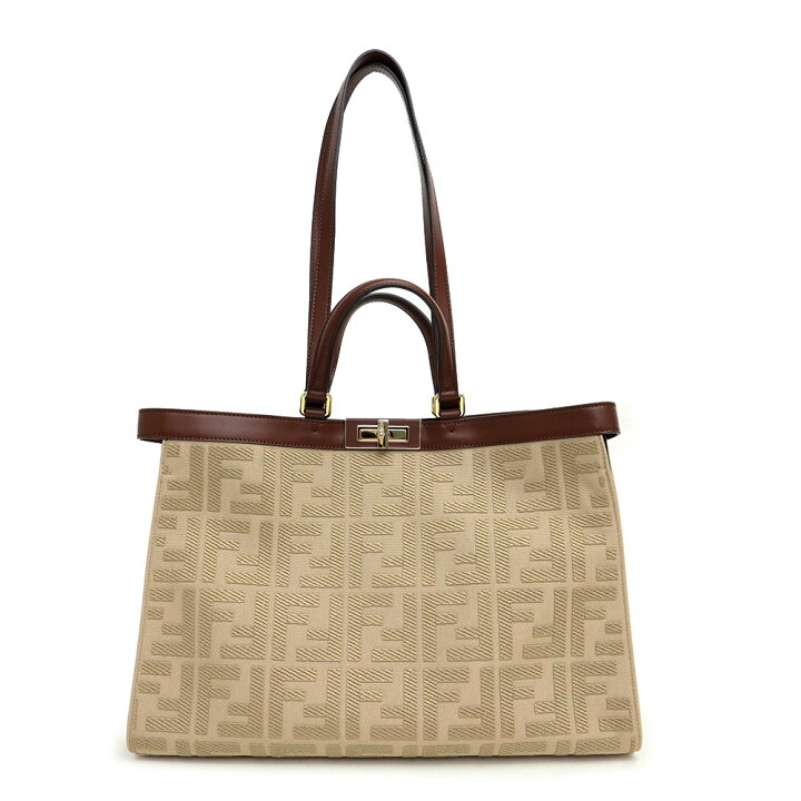 楽天市場】【未使用 展示品】フェンディ FENDI キャンバス カーフ  