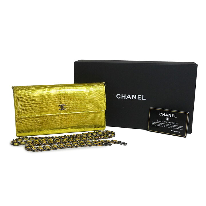 楽天市場】【未使用 展示品】シャネル CHANEL チェーンウォレット 二  