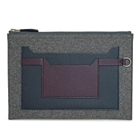 【新品・未使用品】エルメス HERMES トゥードゥー 29 クラッチバッグ ヴォーエプソン レザー フェルト グリモワイヤン ブルーインディゴ レザン グレー D刻印 箱付