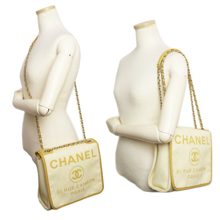 楽天市場】【未使用 展示品】シャネル CHANEL ドーヴィル Wチェーン 