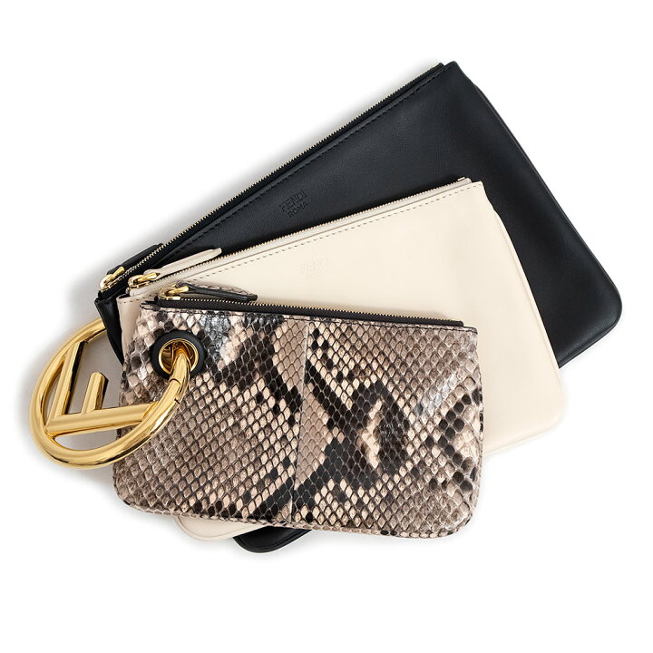 楽天市場】【未使用 展示品】フェンディ FENDI トリプレット クラッチ 